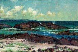 Helen Thomas Dranga Scene from Hilo Looking Toward Hamakua Coast oil painting image
